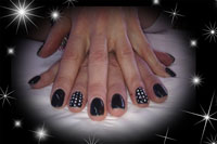 Black Gelish - Click here to enlarge this image