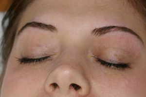 Eyebrow Threading finished