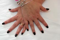 Black Gelish - Click here to enlarge this image